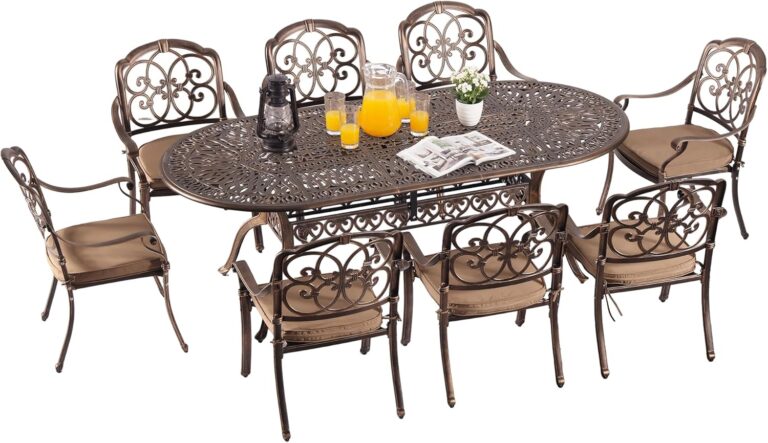 Image 1 of best cast aluminum patio dining set