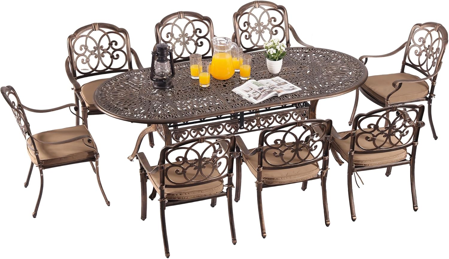 Image 1 of best cast aluminum patio dining set