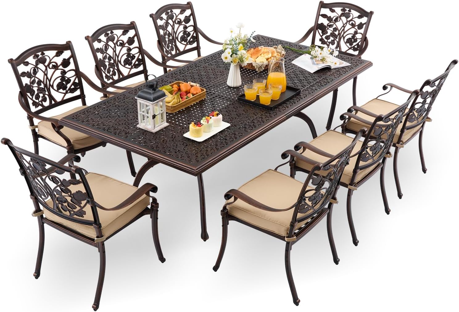 Image 1 of best cast aluminum patio dining set