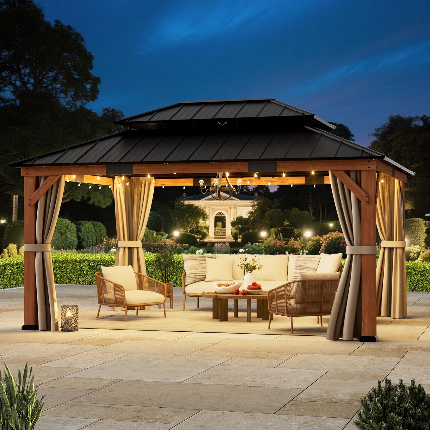 best cedar wood gazebo,cedar wood gazebo pros cons,hardtop gazebo for hurricane winds,big leaf outdoor gazebo worth buying,should I buy a wooden gazebo,best outdoor gazebo for patio unboxing and complete package contents