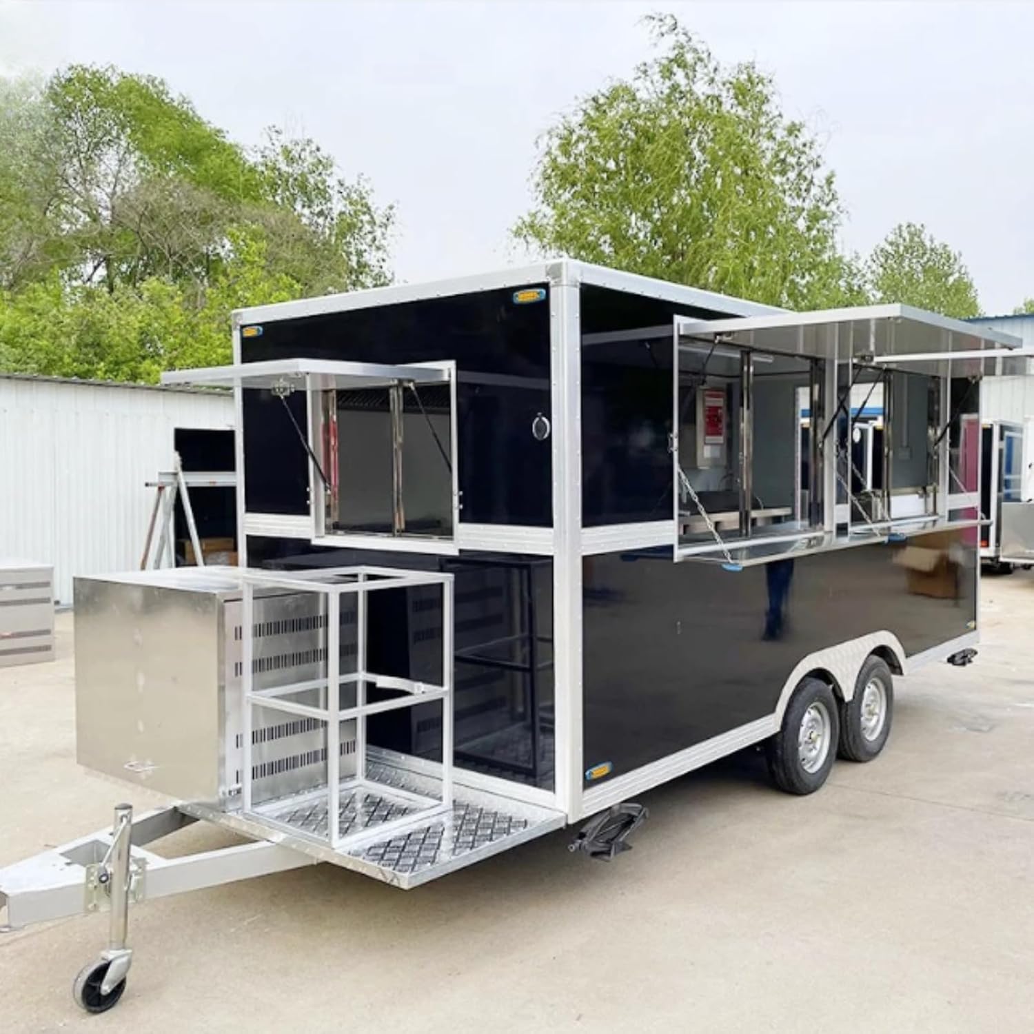 best commercial food trailer,commercial food trailer worth buying,food truck trailer pros cons,best mobile food truck for business,should I buy a food trailer,stainless steel food trailer vs alternatives unboxing and complete package contents