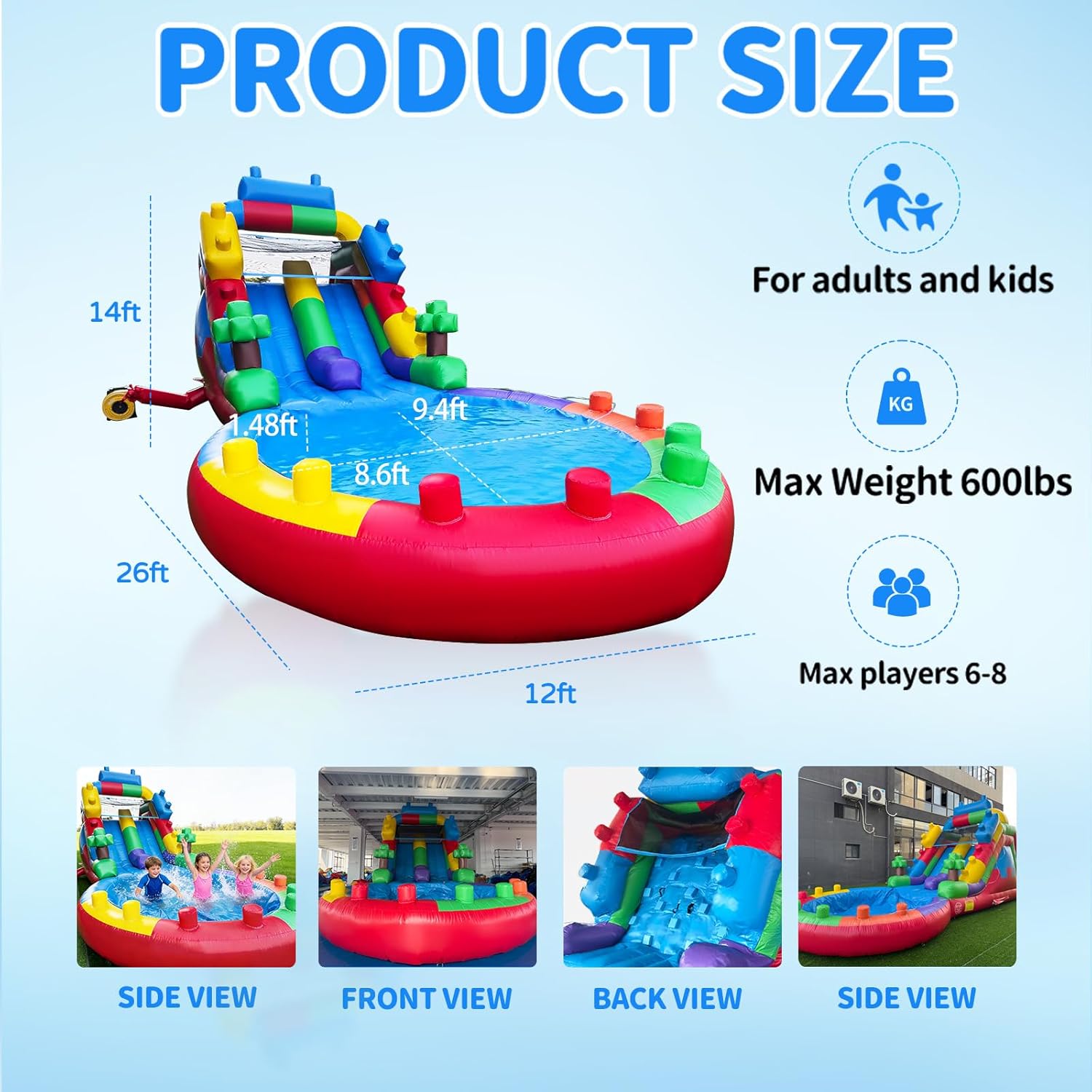 best commercial inflatable water slide,buy inflatable water slide for adults,commercial water slide vs bounce house,large backyard water slide pros cons,inflatable water slide worth buying,best water slide for outdoor party unboxing and complete package contents