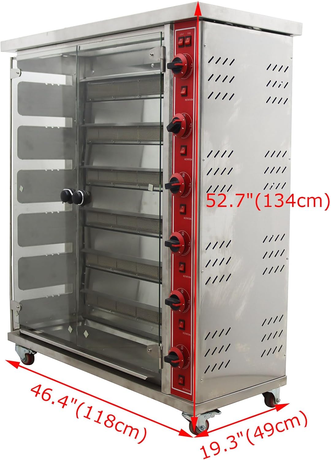 best commercial rotisserie oven,commercial rotisserie worth buying,best rotisserie for food truck,6 burner rotisserie pros cons,should I buy a commercial rotisserie,EQCOTWEA rotisserie honest performance testing and real-world results