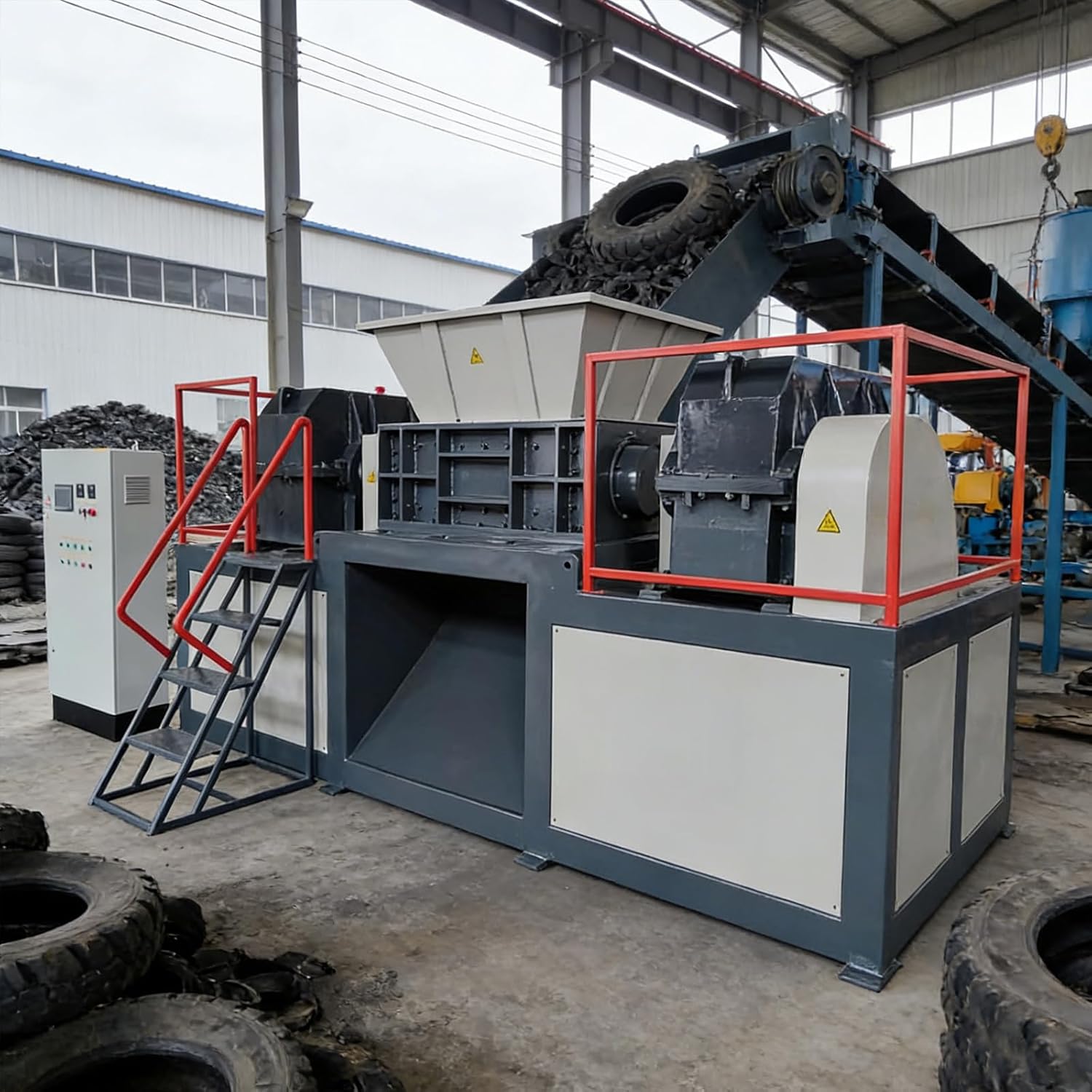 Image 1 of best commercial tire shredder system