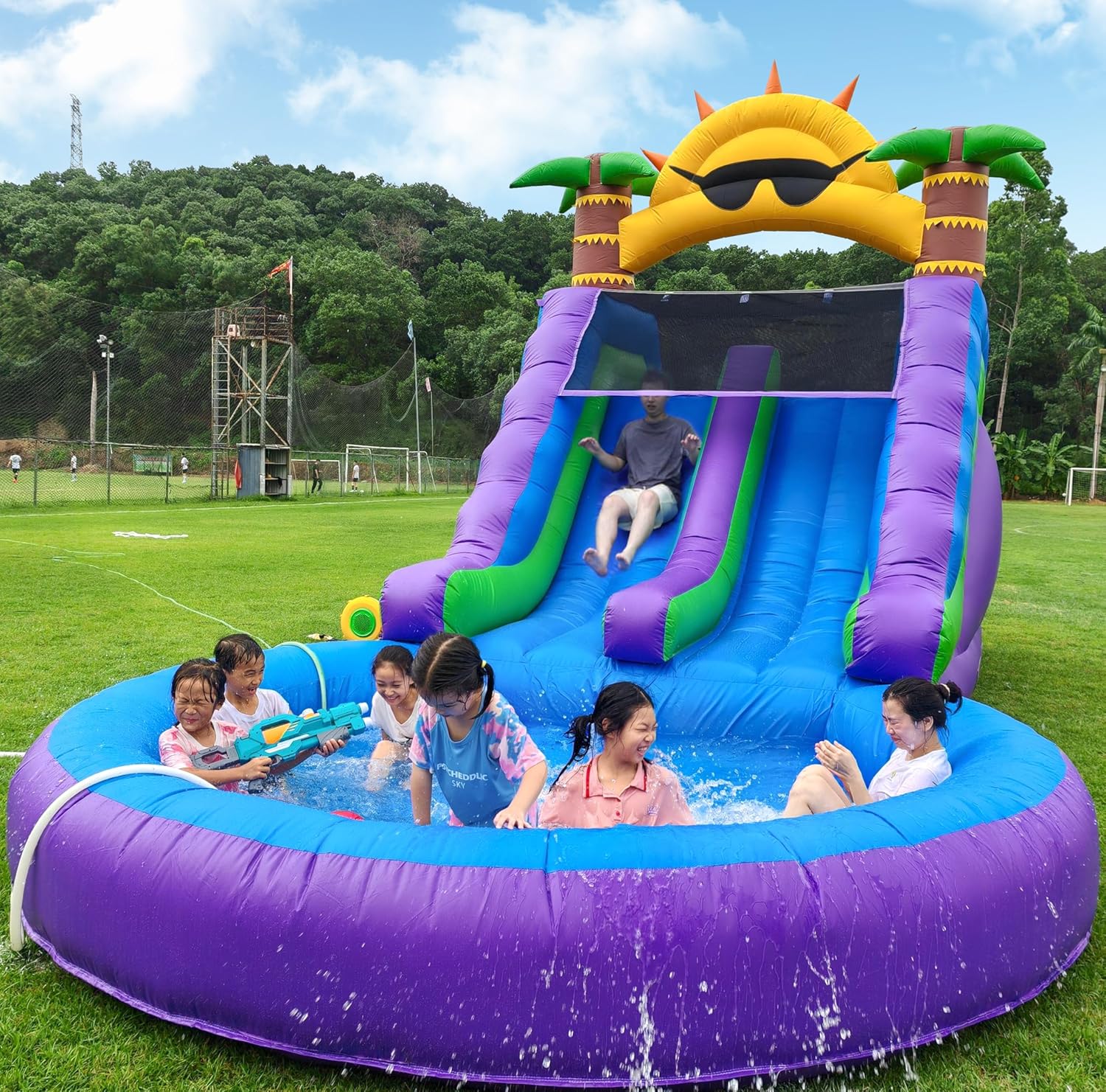 Image 1 of best commercial water slide for adults