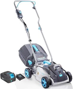 Image 1 of best cordless lawn mower for small yards