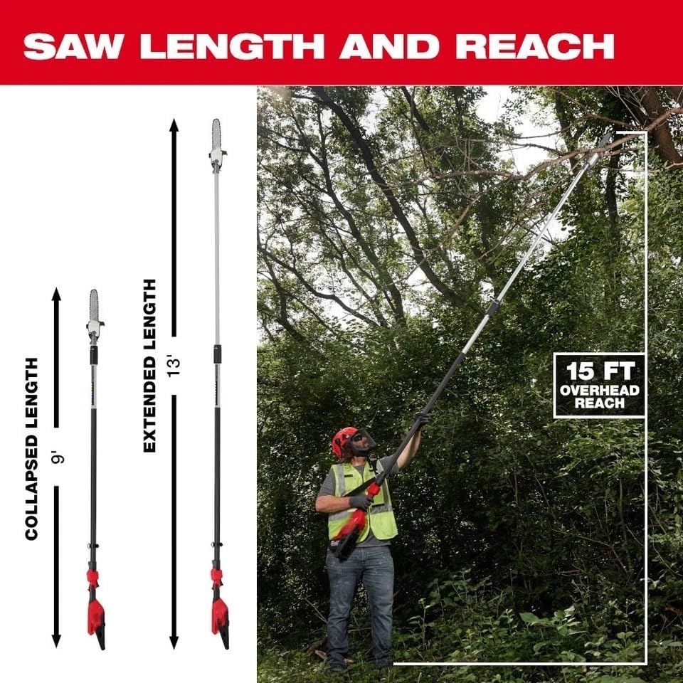 best cordless telescoping pole saw,M18 FUEL pole saw worth it,cordless pole saw pros cons,best battery powered pole saw for trees,telescoping pole saw vs gas,how to choose a pole saw for yard performance testing and real-world results