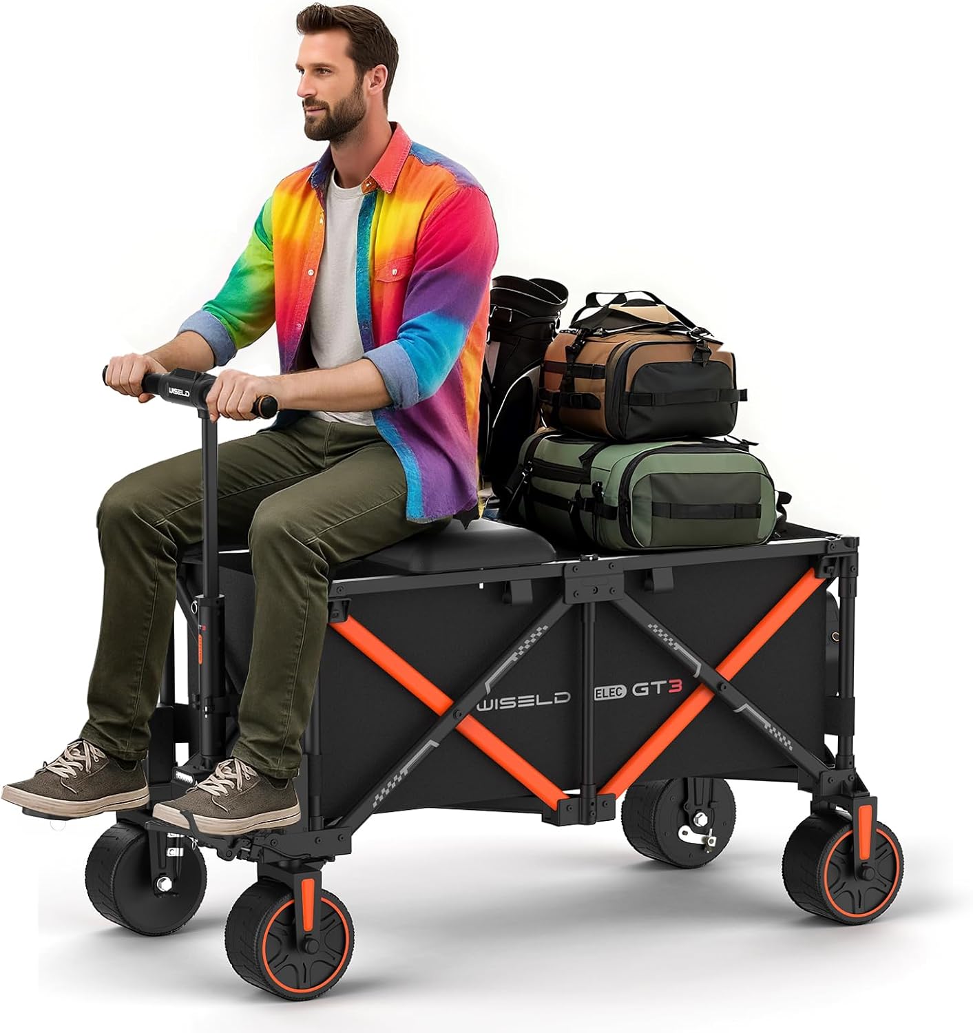 Image 1 of best electric wagon cart for camping