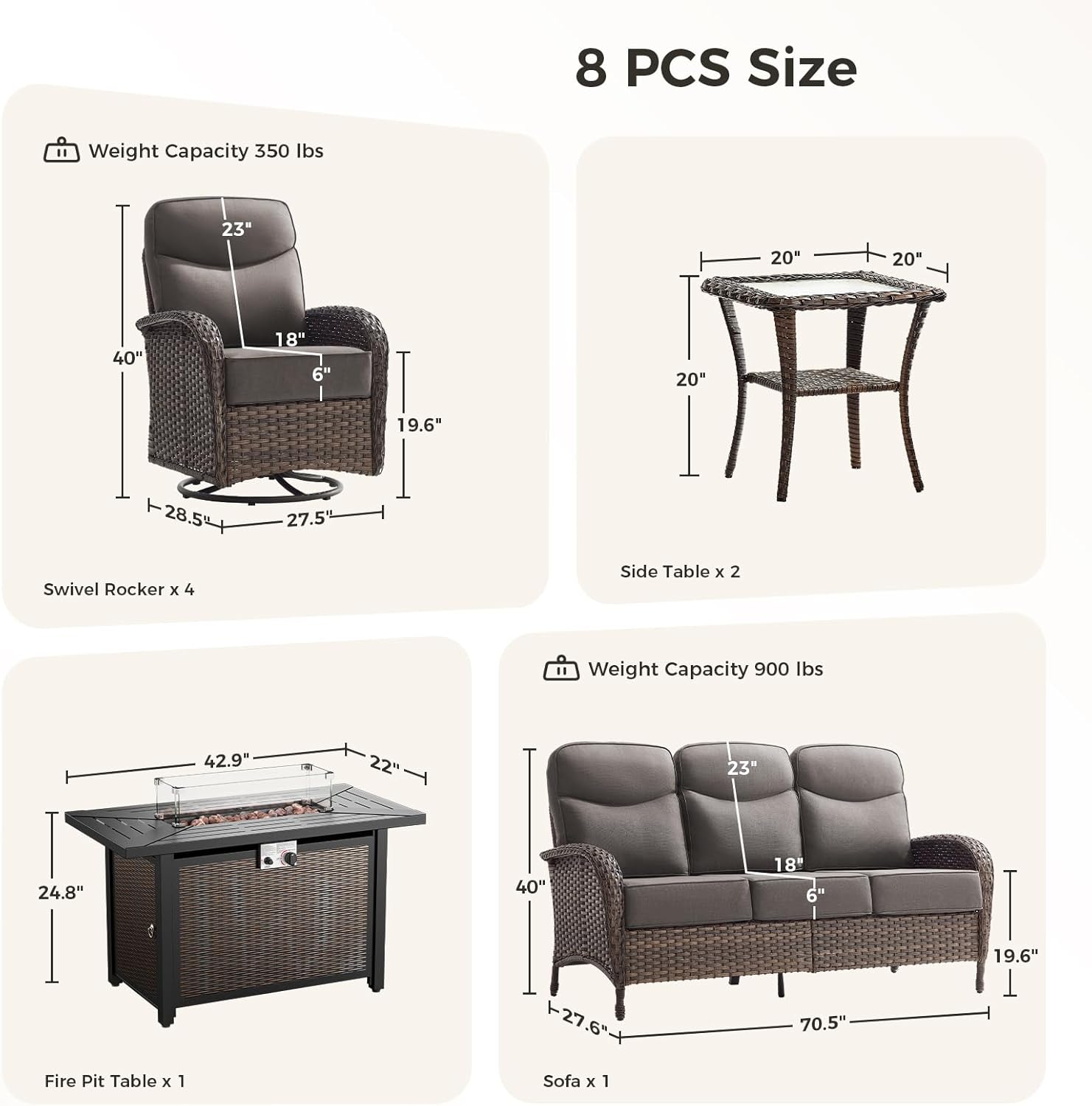 best fire pit patio set with swivel chairs,fire pit patio set worth buying,swivel glider patio chairs pros cons,best outdoor conversation set for deck,moosprr fire pit set honest,should I buy a fire pit furniture set unboxing and complete package contents