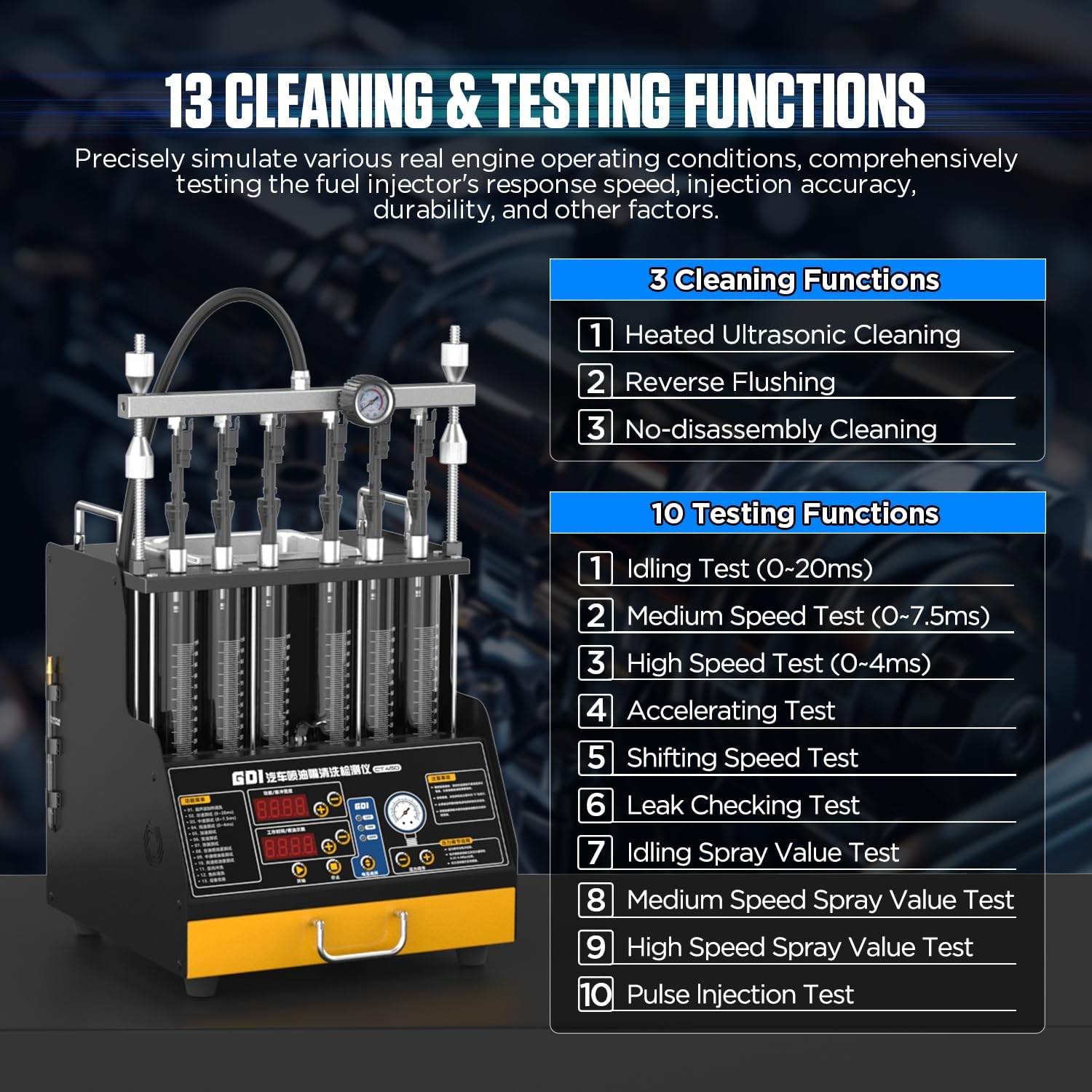 Best Fuel Injector Cleaner Machine: Our Expert Hands-On Analysis 3 Step-by-step guide for best fuel injector cleaner machine,fuel injector cleaner machine worth it,CT450 fuel injector cleaner pros cons,ultrasonic fuel injector cleaner for car,fuel injector tester machine for GDI,should I buy a fuel injector cleaner - complete tutorial