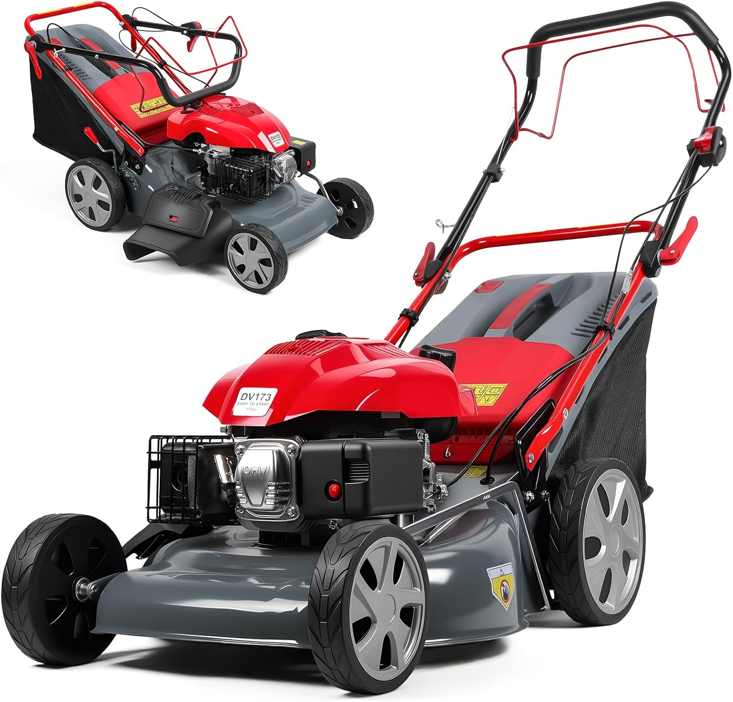 Image 1 of best gas lawn mower for thick grass