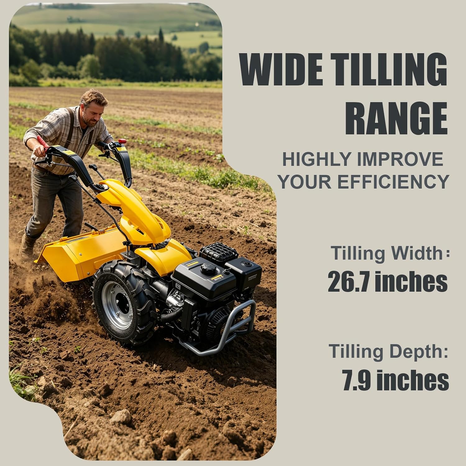 best gas powered rear tine tiller,FORGLO tiller pros cons,should I buy a rear tine tiller,420cc rototiller worth it,heavy duty tiller for large garden,gas tiller vs alternatives unboxing and complete package contents