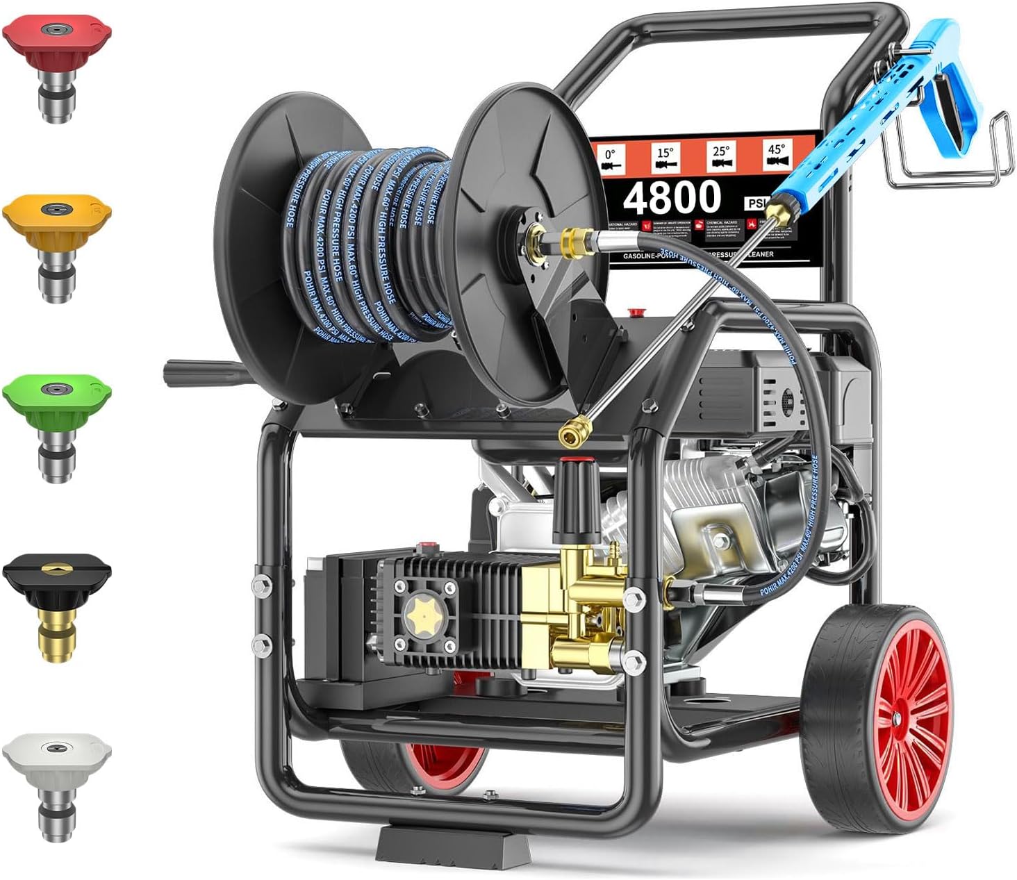 Image 1 of best gas pressure washer with hose reel