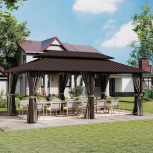 Image 1 of best hardtop aluminum gazebo