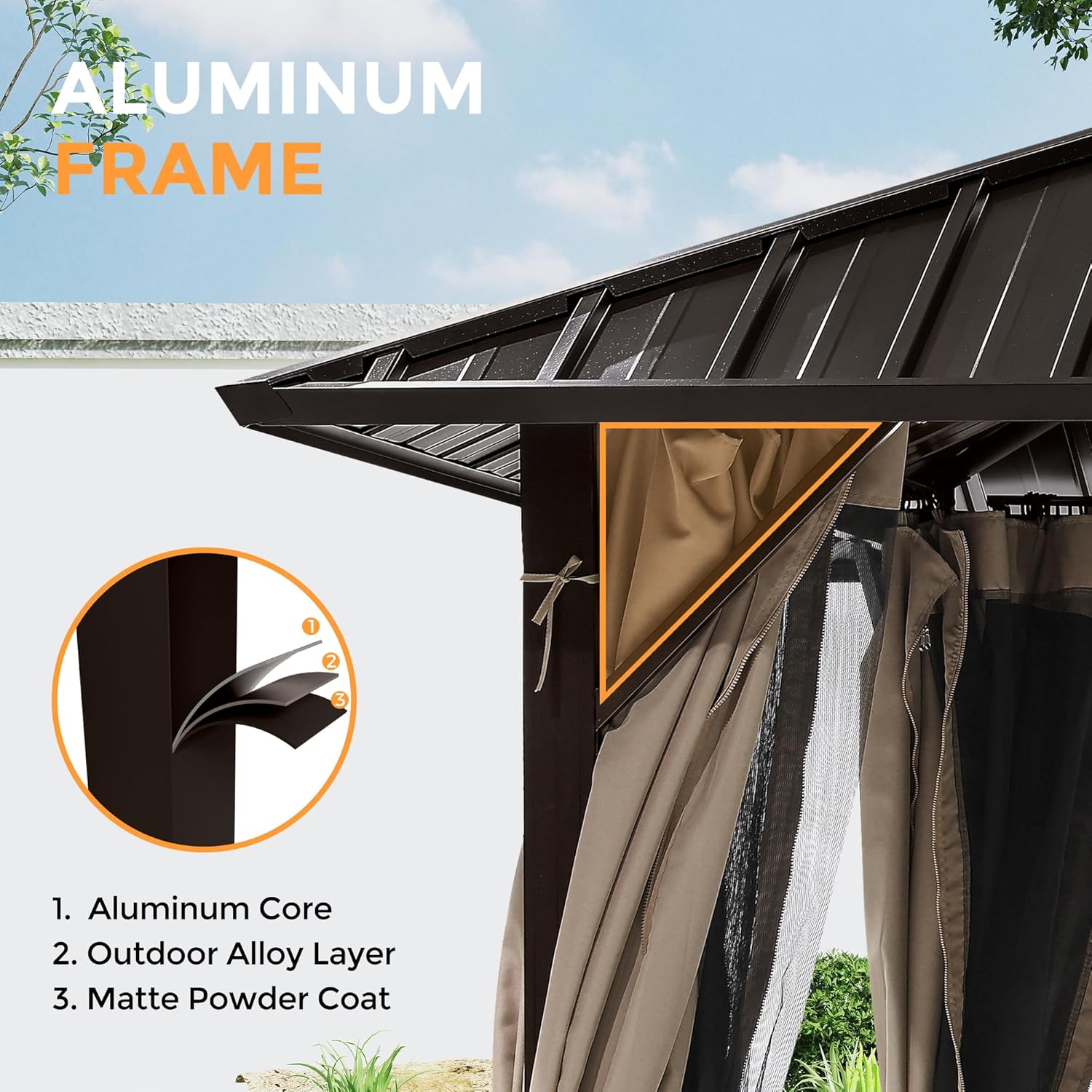 best hardtop aluminum gazebo,should I buy a hardtop aluminum gazebo,HAPPATIO gazebo pros cons,hardtop gazebo vs soft top,best gazebo for backyard,aluminum frame gazebo worth buying performance testing and real-world results