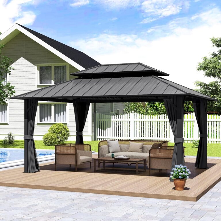 Image 1 of best hardtop gazebo aluminum