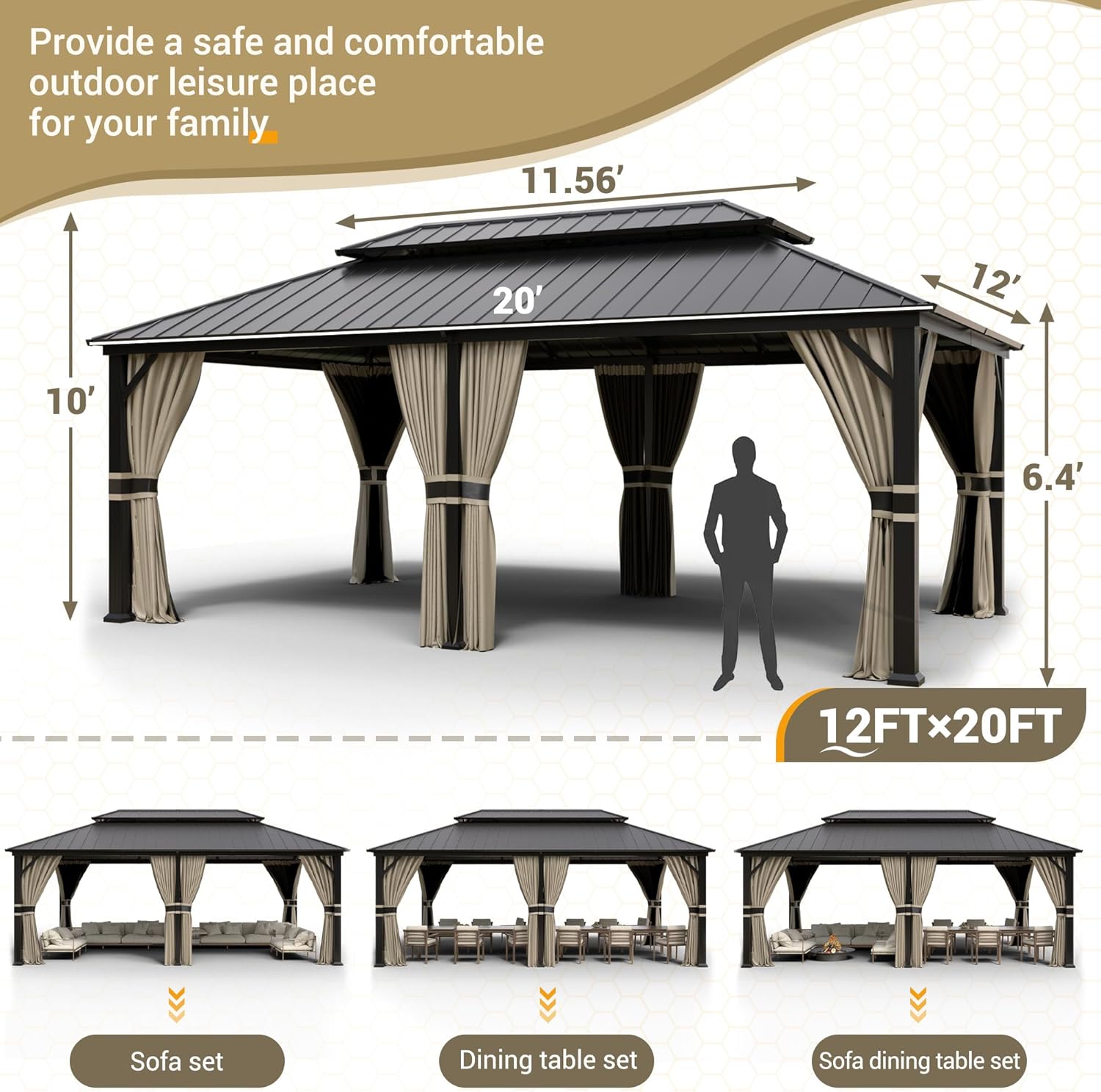 best hardtop gazebo for patio,should I buy a hardtop gazebo,UDPATIO permanent gazebo pros cons,hardtop gazebo vs soft top,best outdoor gazebo for large gatherings,hardtop gazebo worth buying unboxing and complete package contents