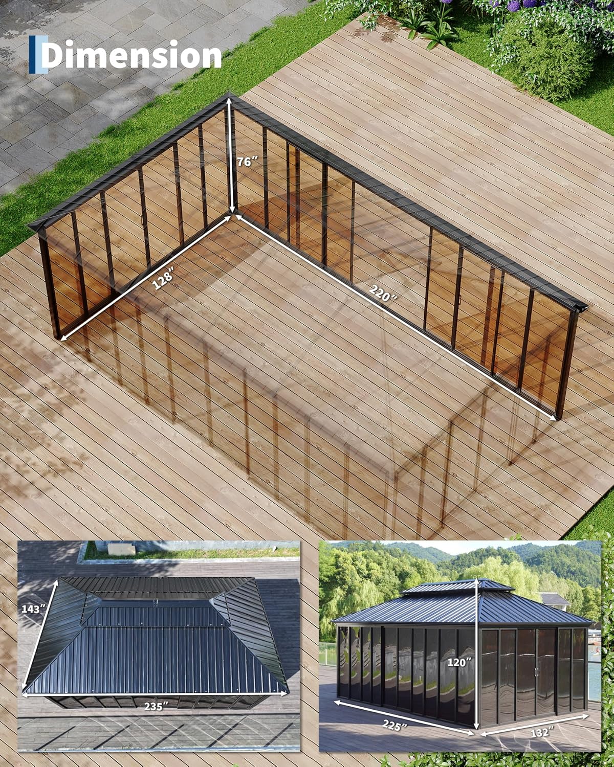 best hardtop gazebo sunroom,hardtop gazebo worth buying,hardtop gazebo pros and cons,idealhouse sunroom honest opinion,best outdoor room for backyard,hardtop gazebo vs soft top unboxing and complete package contents