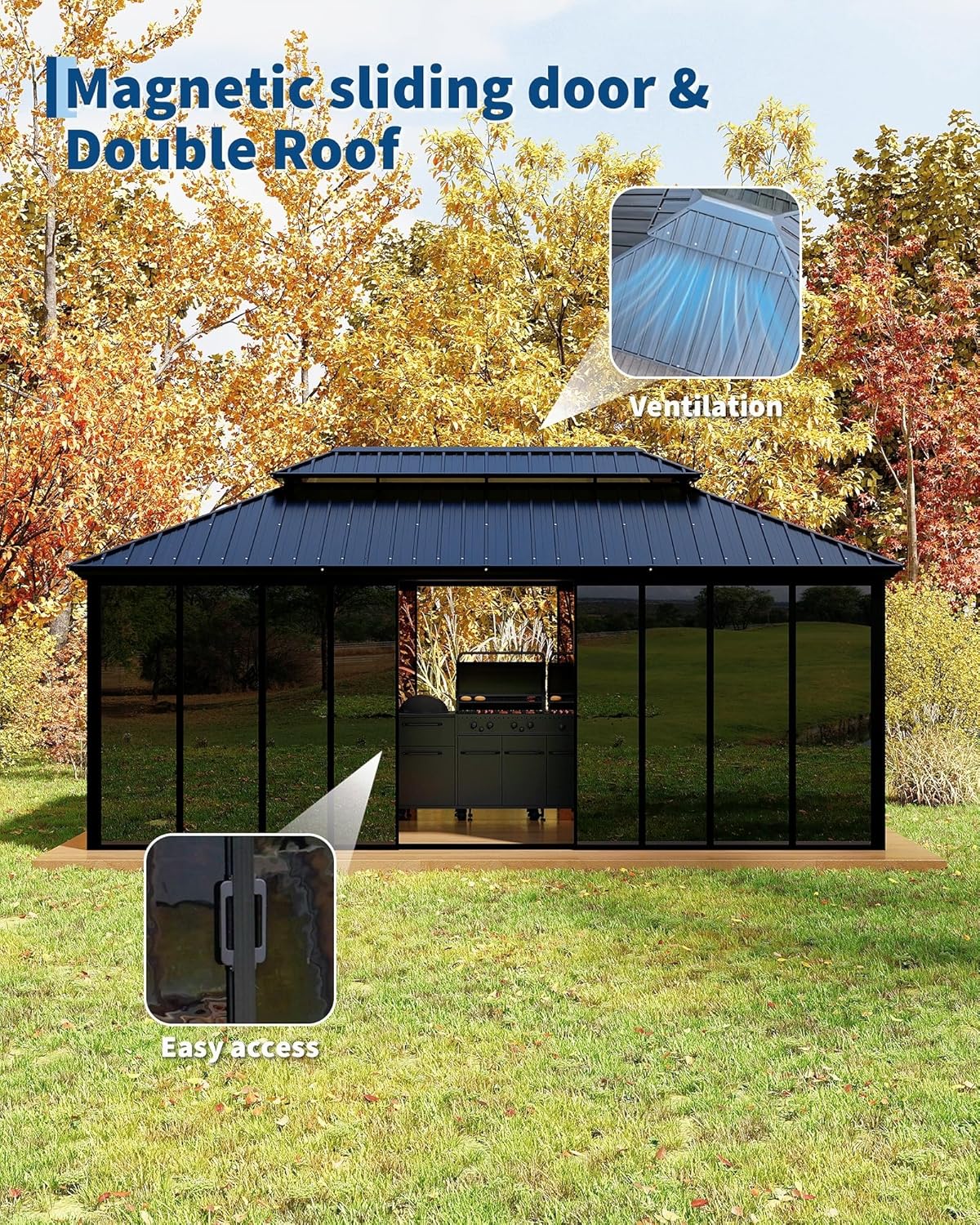 best hardtop gazebo sunroom,hardtop gazebo worth buying,hardtop gazebo pros and cons,idealhouse sunroom honest opinion,best outdoor room for backyard,hardtop gazebo vs soft top performance testing and real-world results
