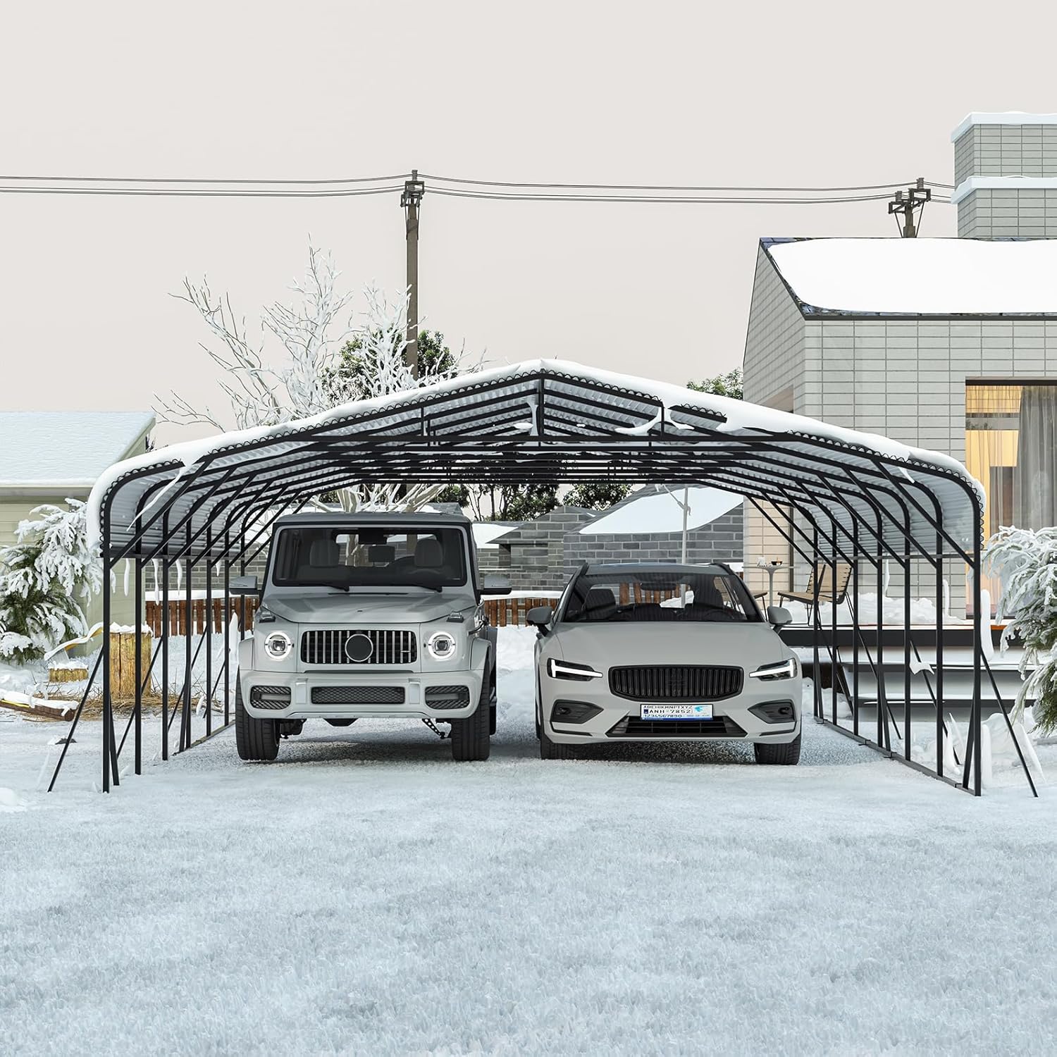 best heavy duty carport for trucks,should I buy a heavy duty carport,GDFStudio carport vs others,20x30 carport kit pros cons,carport for RV and boat storage,heavy duty metal carport worth it performance testing and real-world results