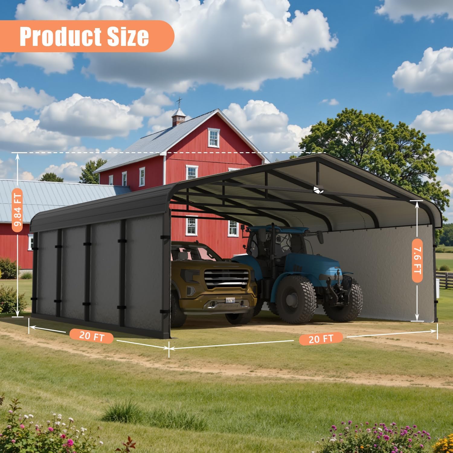 best heavy duty carport with metal roof,heavy duty carport pros cons,metal roof carport vs canopy,should I buy a heavy duty carport,best carport for high winds,Benass metal carport worth buying unboxing and complete package contents