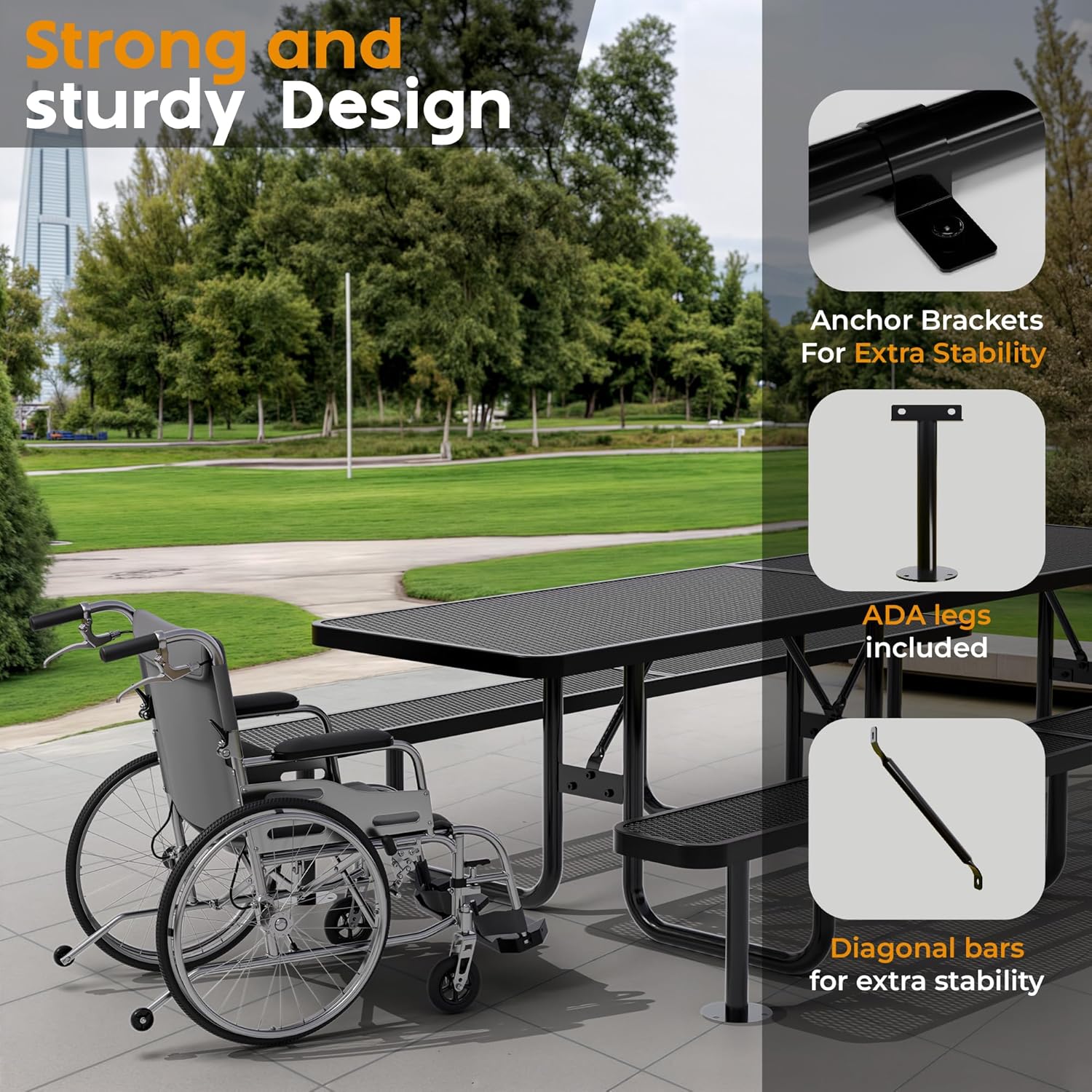 best heavy duty metal picnic table,should i buy an ada compliant picnic table,heavy duty picnic table pros cons,outtans picnic table vs others,best picnic table for parks,heavy duty metal picnic table worth buying performance testing and real-world results