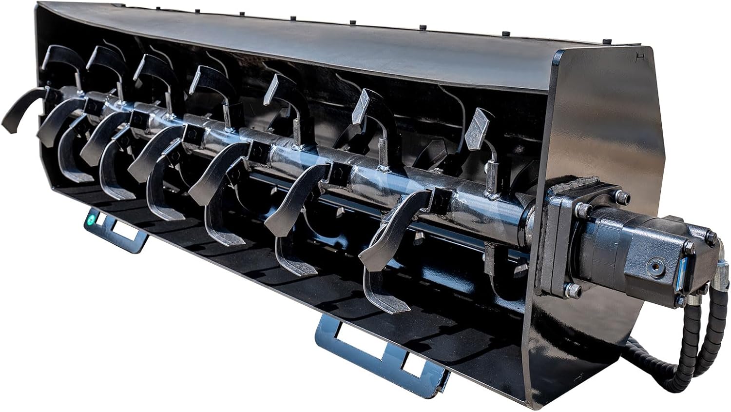 Image 1 of best hydraulic rotary tiller for skid steer