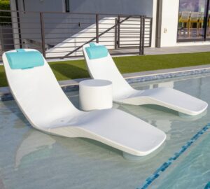 Image 1 of best in pool lounge chairs for sun shelf