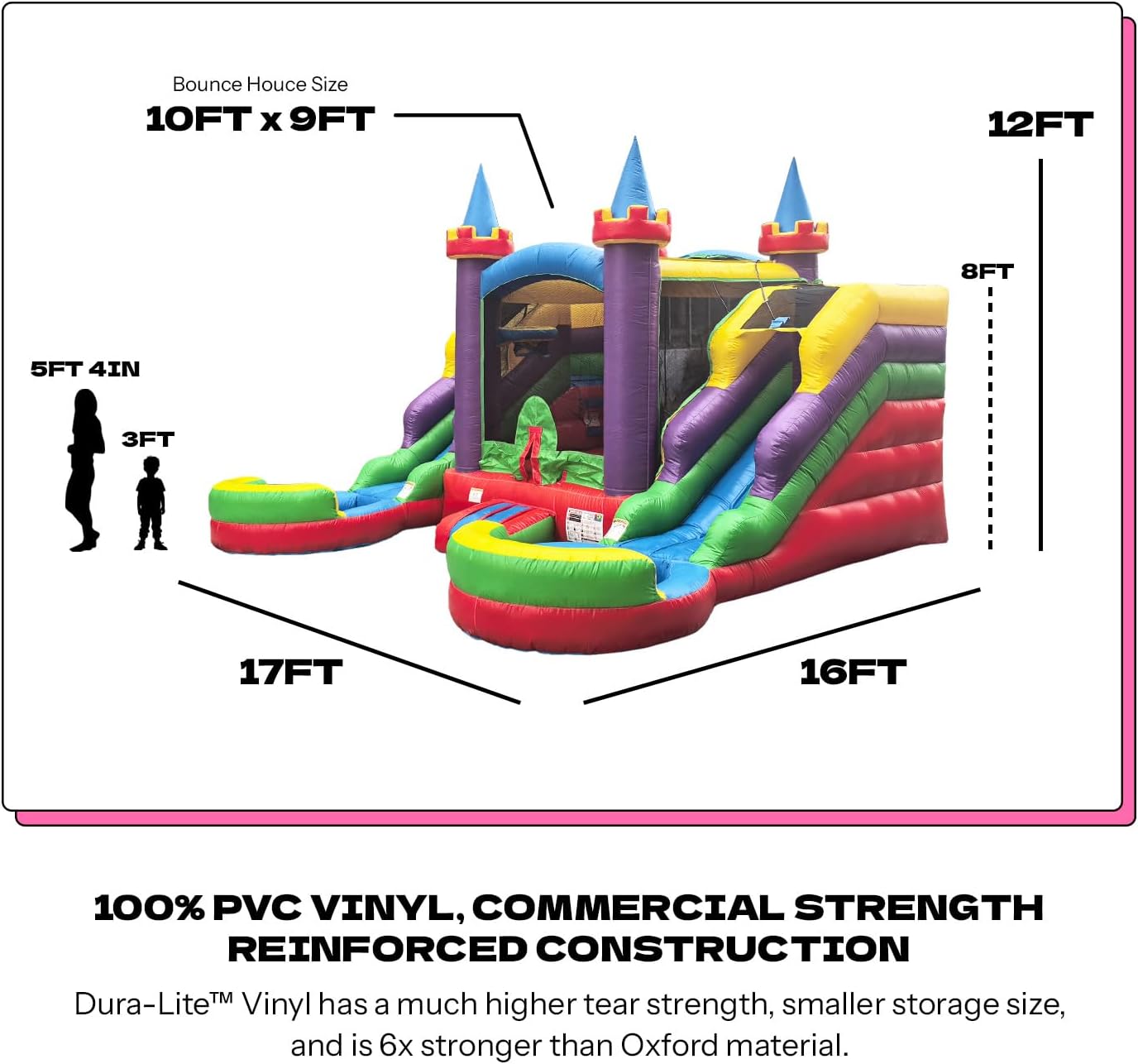 best inflatable bounce house with water slide,pop jump bounce house pros cons,commercial inflatable water slide worth buying,best bounce house for backyard parties,pop jump castle vs other brands unboxing and complete package contents