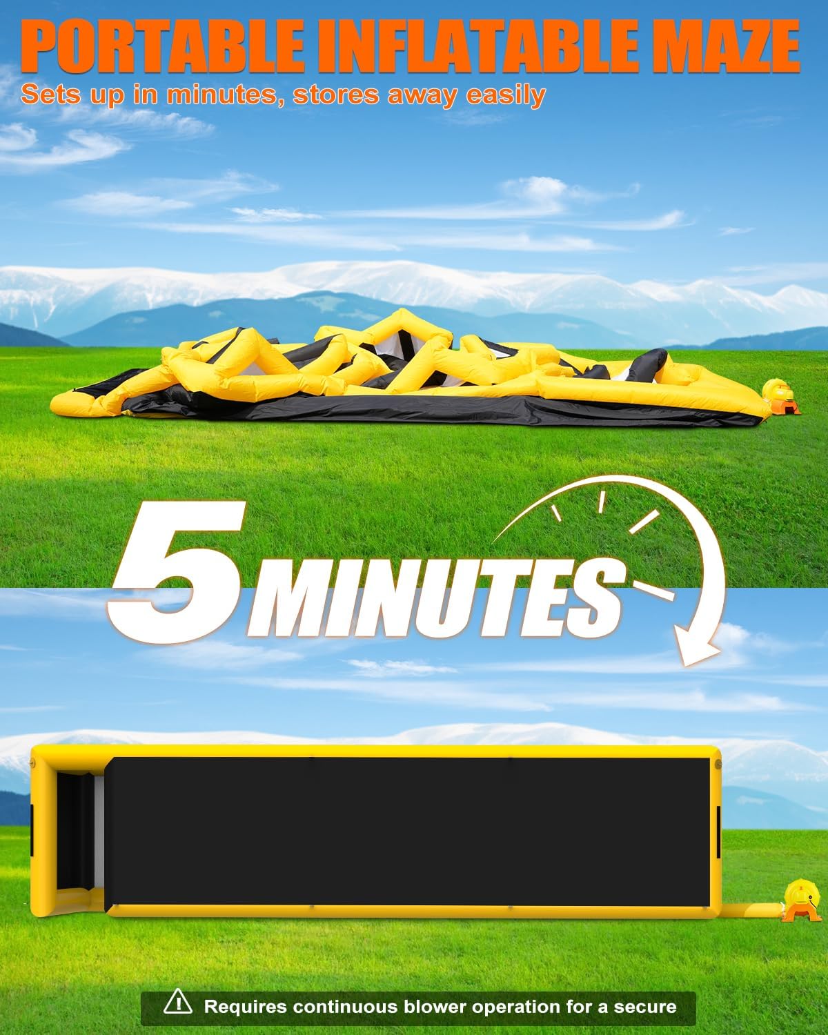 Step-by-step guide for best inflatable maze haunted house,should I buy inflatable maze,WZIIOT inflatable maze pros cons,commercial inflatable maze for events,haunted house maze worth buying,big maze for challenging games - complete tutorial