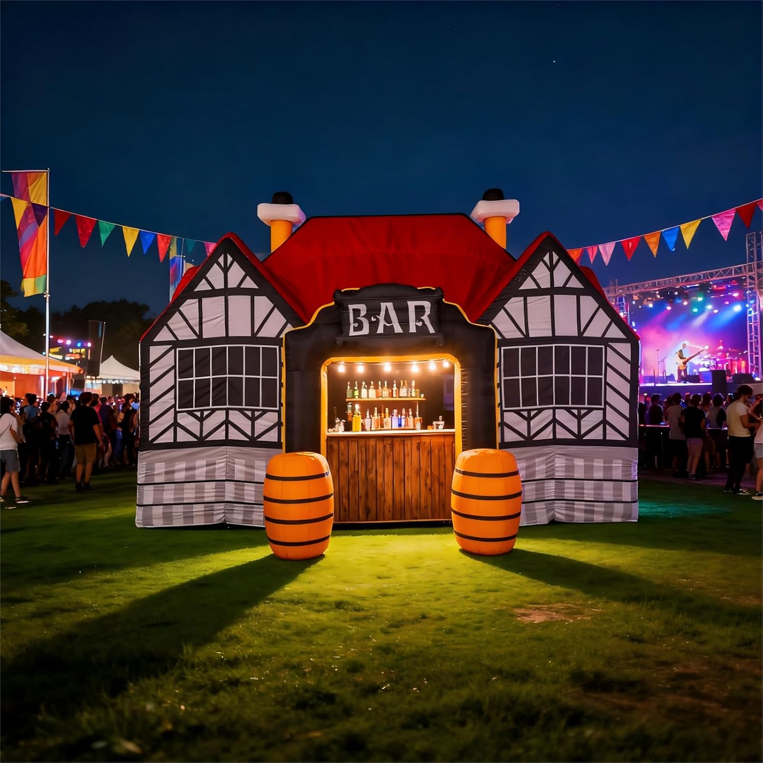 Image 1 of best inflatable pub tent for parties