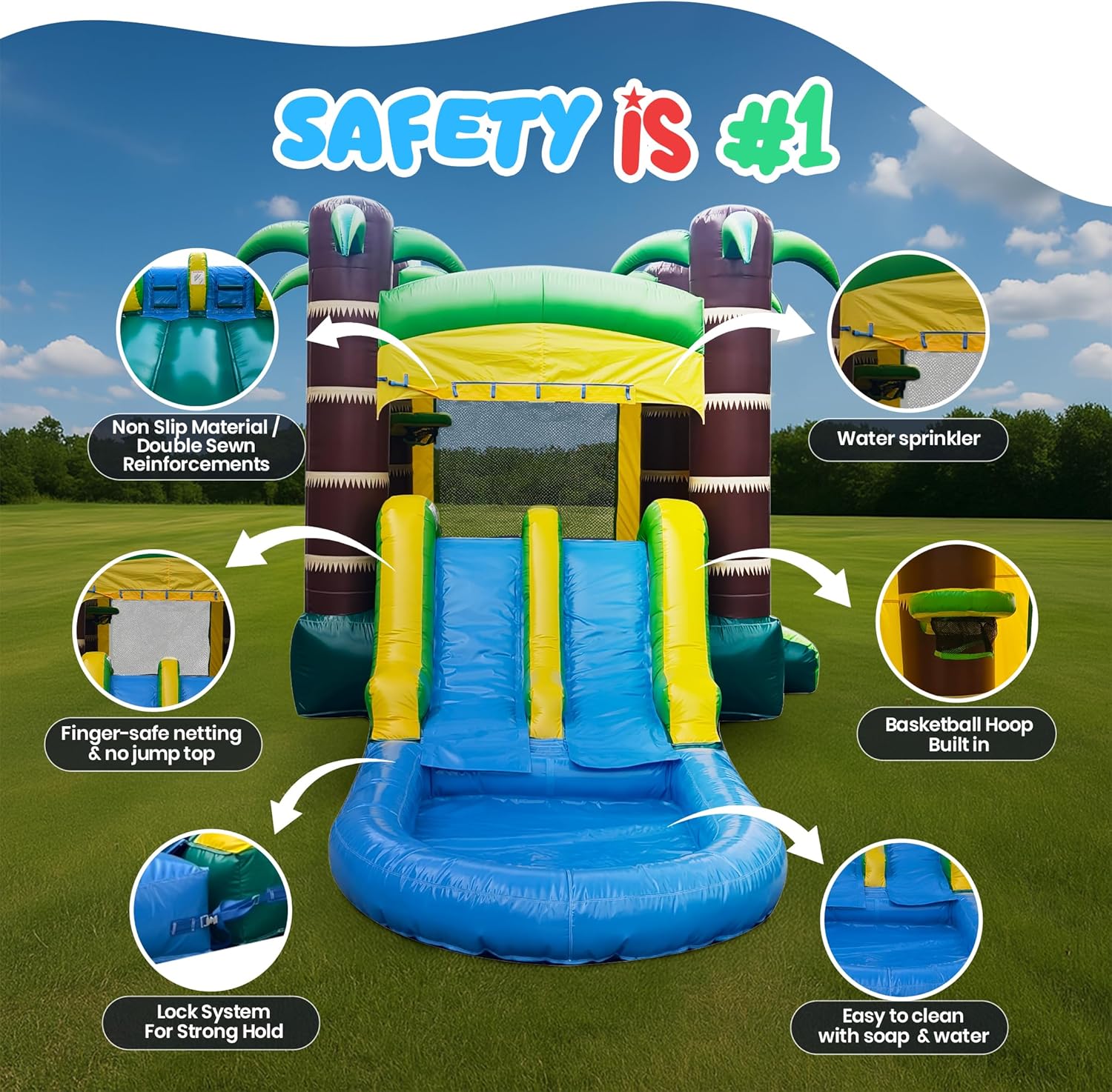 Step-by-step guide for best inflatable water slide and bounce house for backyard,tropical combo inflatable worth buying,inflatable water slide vs bounce house comparison,commercial grade backyard water park features,inflatable water slide pros cons for kids,should I buy an inflatable water slide bounce house combo - complete tutorial