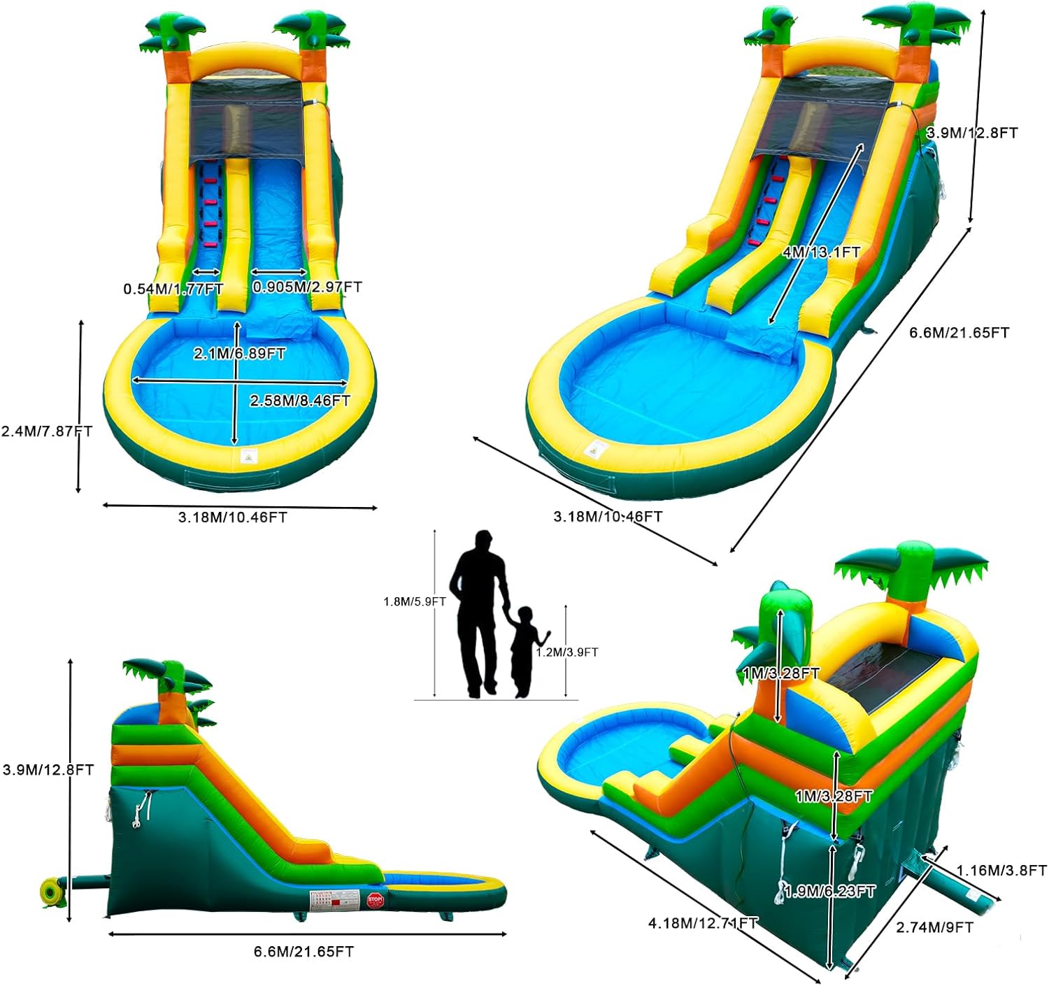best inflatable water slide bounce house,should I buy an inflatable water slide for backyard,Hapcap inflatable water slide pros cons,semi commercial bounce house worth buying,best water slide for summer outdoor party,inflatable water slide vs pool slide performance testing and real-world results