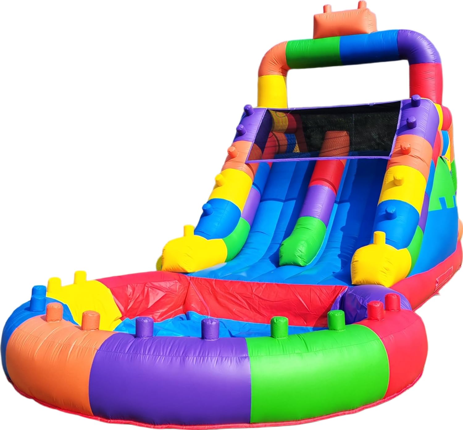 Image 1 of best inflatable water slide for adults