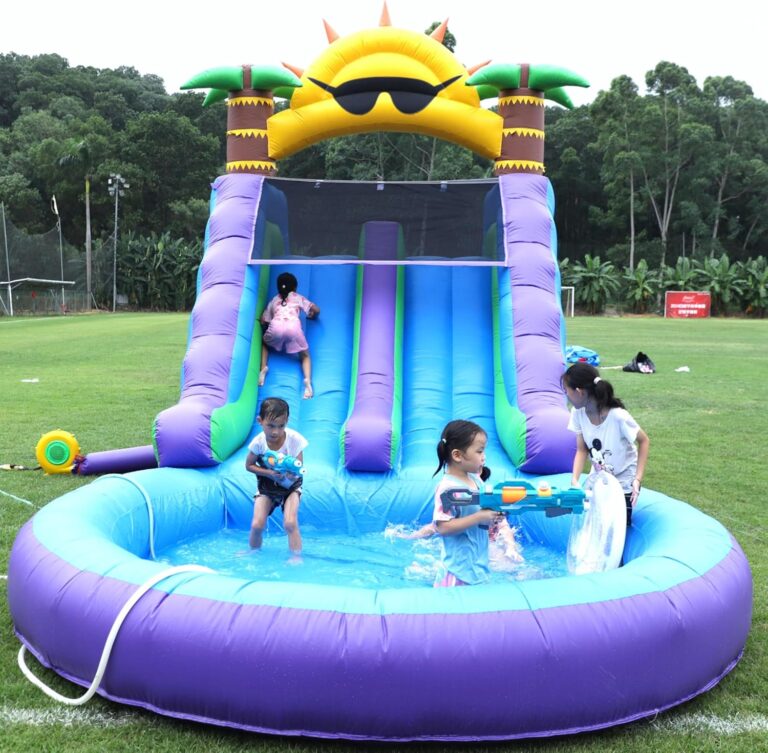 Image 1 of best inflatable water slide for adults
