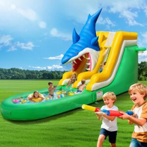Image 1 of best inflatable water slide for adults