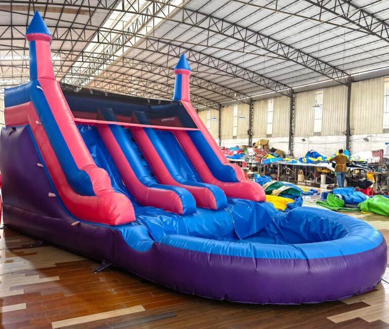 Image 1 of best inflatable water slide for backyard