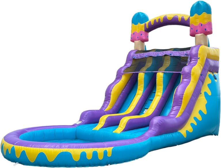 Image 1 of best inflatable water slide for backyard