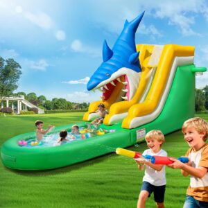Image 1 of best inflatable water slide for backyard
