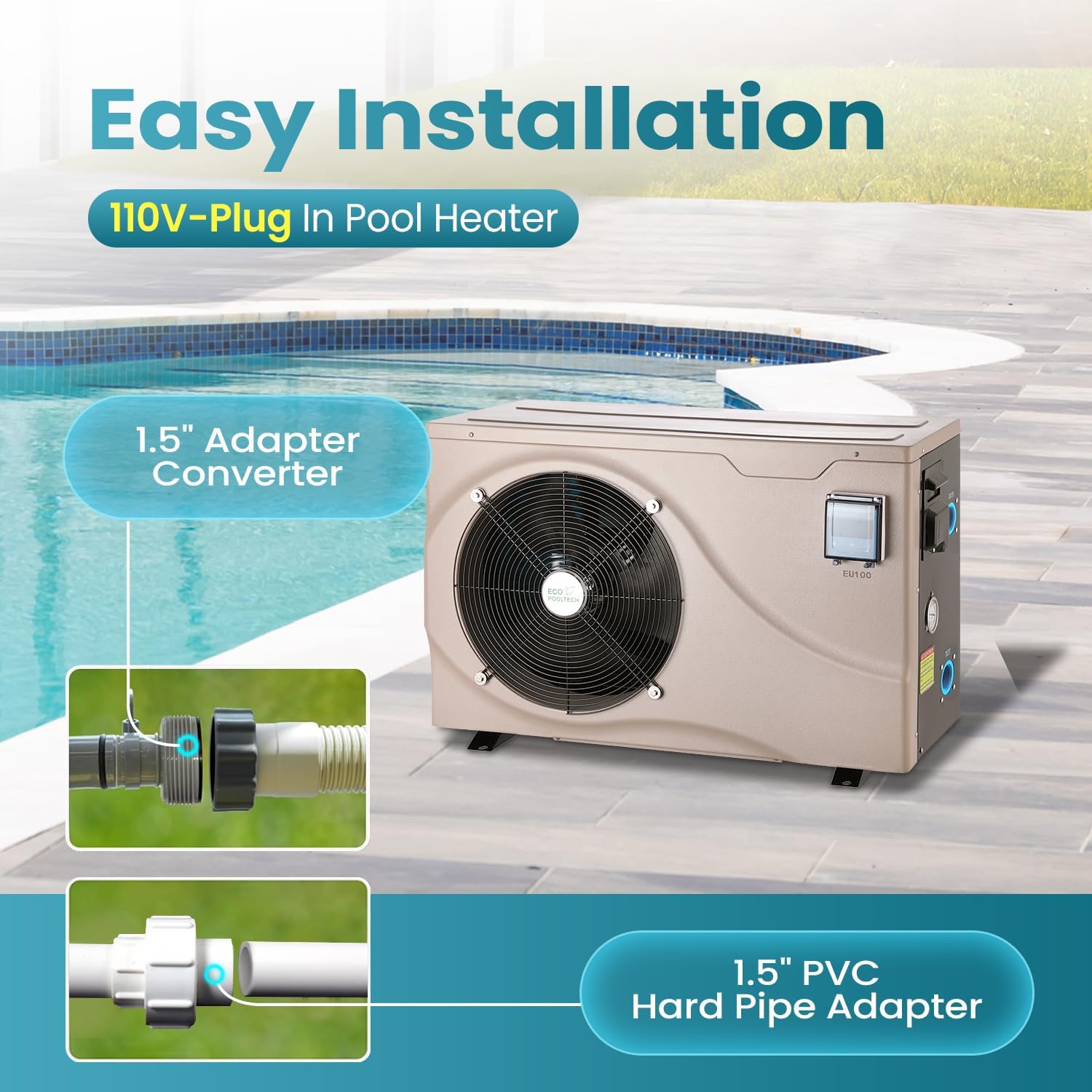 Step-by-step guide for best inverter pool heat pump,is inverter pool heat pump worth it,ecopooltech inverter pool heat pump vs standard,inverter pool heat pump pros cons,best pool heat pump for above ground pool,inverter pool heat pump efficiency - complete tutorial