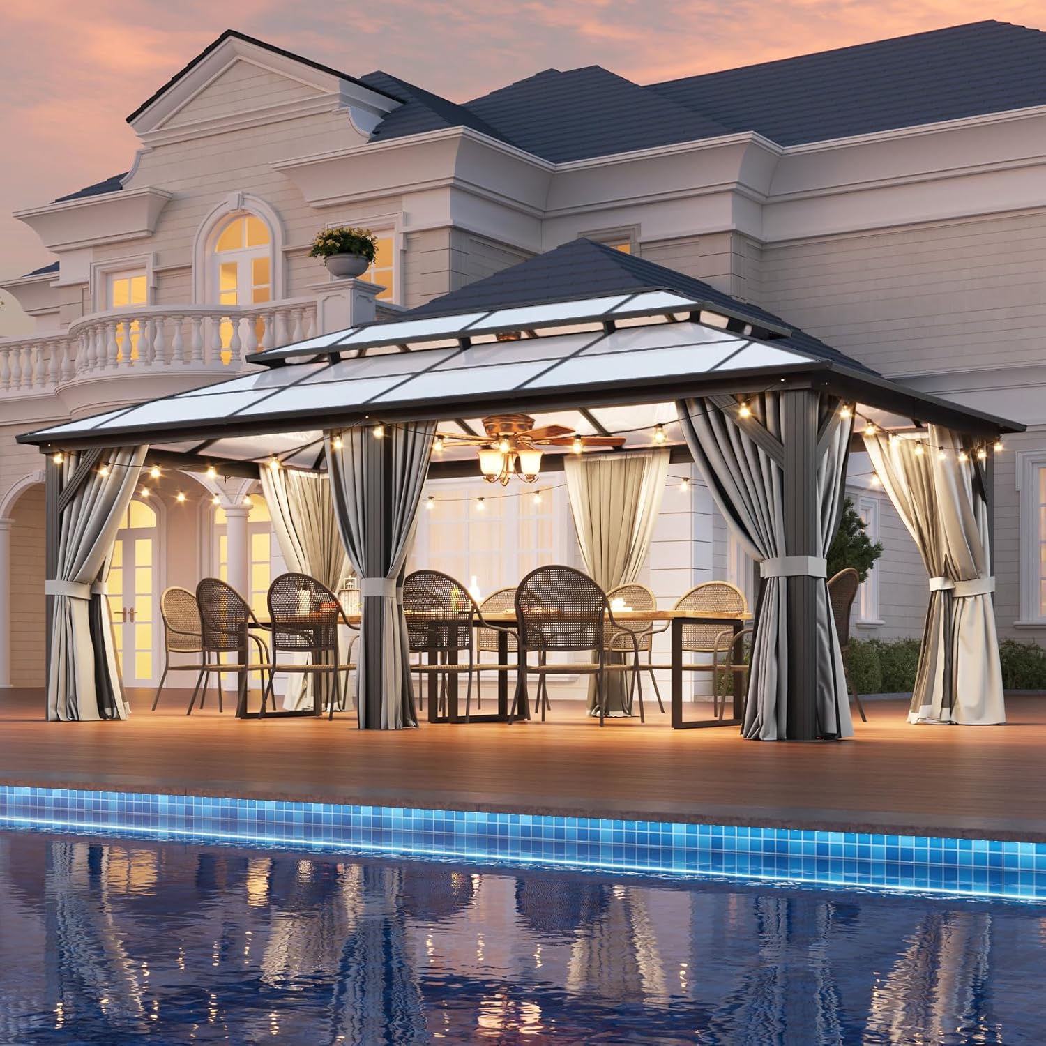 Step-by-step guide for best large hardtop gazebo,12x20 hardtop gazebo worth buying,Aoxun gazebo pros cons,hardtop gazebo vs soft top,permanent outdoor gazebo for patio,should I buy a permanent gazebo - complete tutorial