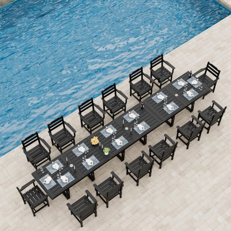 Image 1 of best large patio dining set for 14