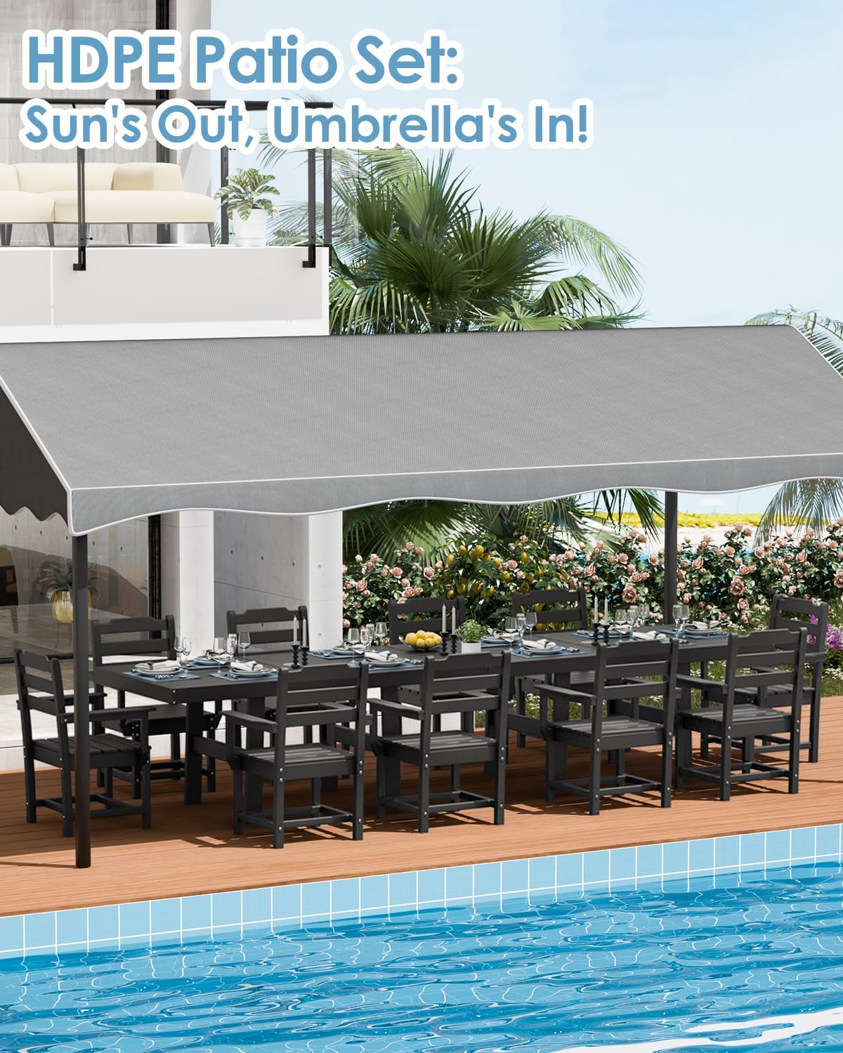 best large patio dining set for 14,17 piece outdoor dining set worth buying,K Knowbody dining set pros cons,heavy duty HDPE patio set for large gatherings,best outdoor dining set for family reunions,should I buy a steel reinforced patio set performance testing and real-world results