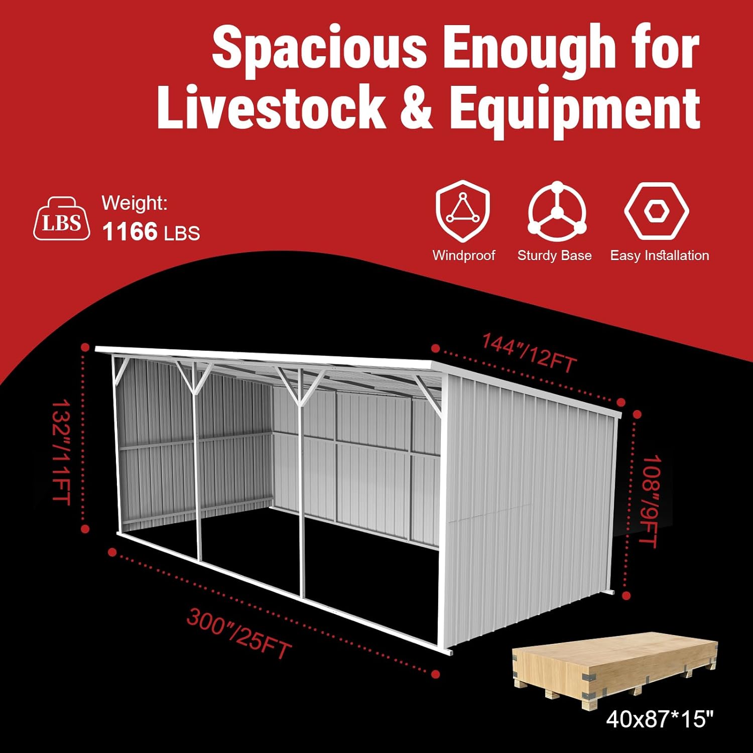 Unboxing the KoreJetMetal livestock shelter honest review of all parts, hardware, and manual included for assembly