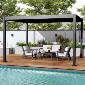 Image 1 of best louvered pergola for patio