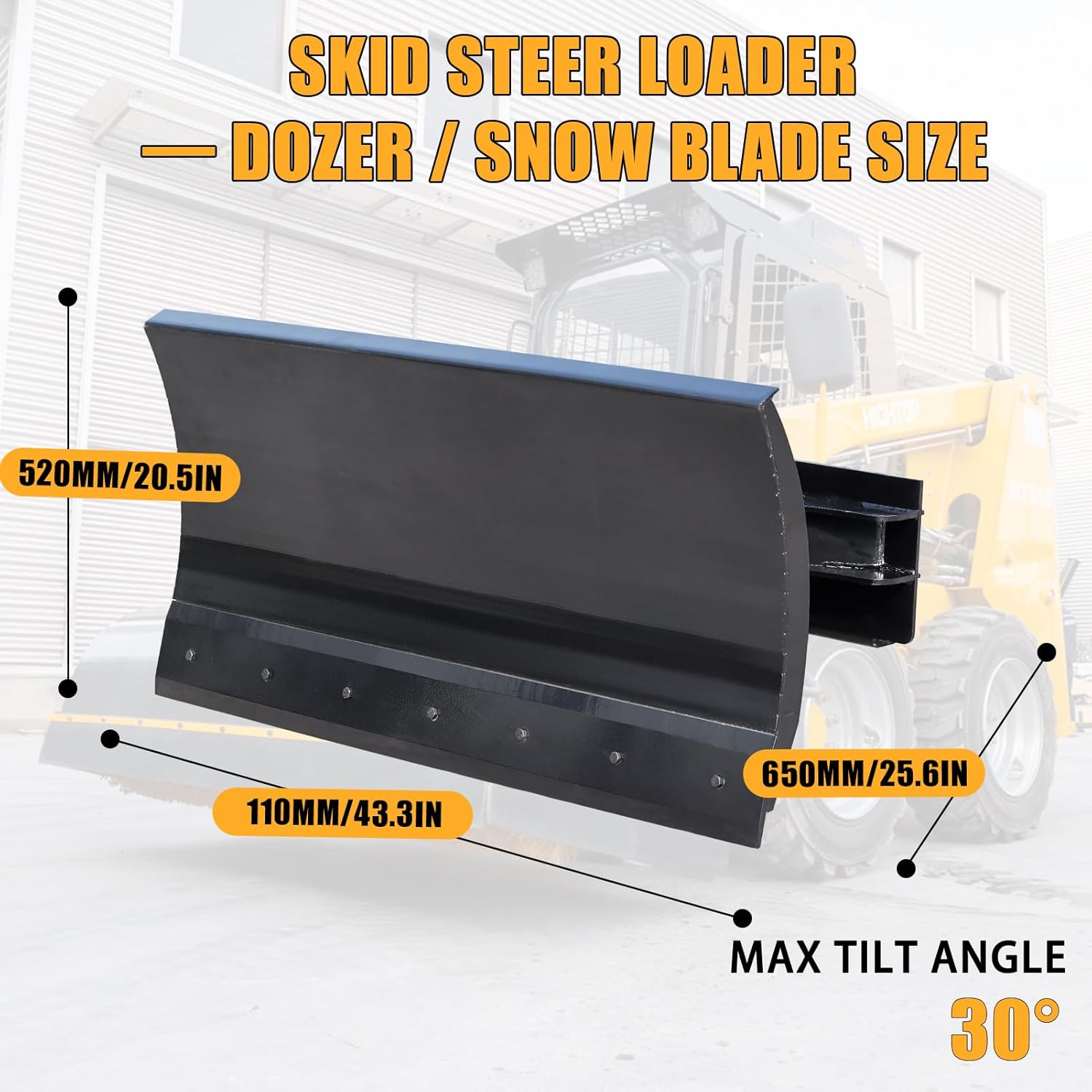 best mini skid steer dozer blade,hydraulic dozer blade for skid steer,MMS skid steer attachments quality,mini skid steer snow plow blade worth buying,43 inch dozer blade pros cons,should I buy MMS dozer blade unboxing and complete package contents