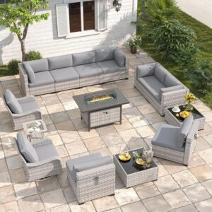 Image 1 of best modular outdoor sofa set with fire pit
