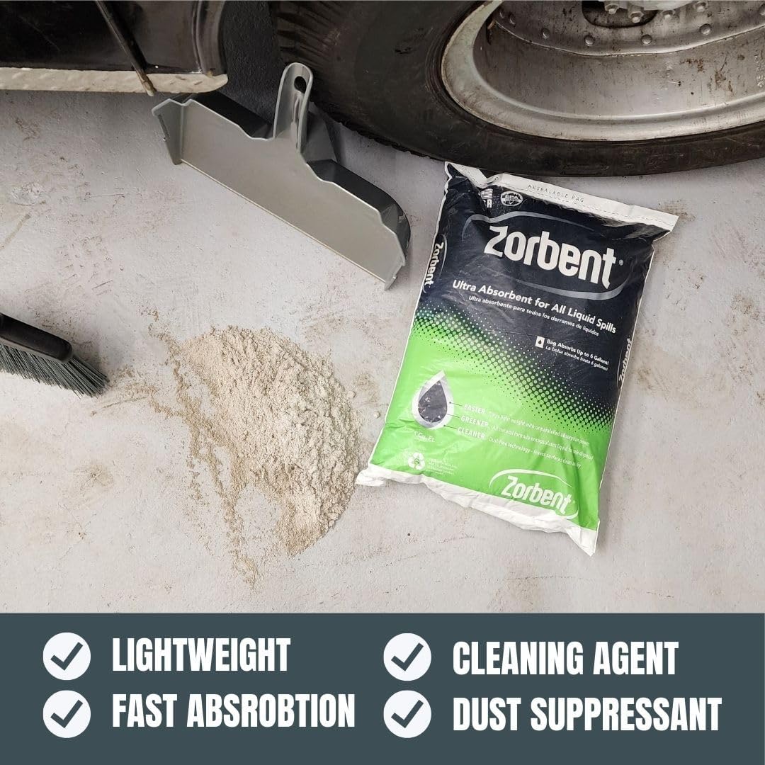best oil spill absorbent for cars,should I buy Zorbent oil absorbent,Zorbent vs clay absorbent,oil spill powder pros cons,Zorbent worth buying,best automotive spill cleanup performance testing and real-world results