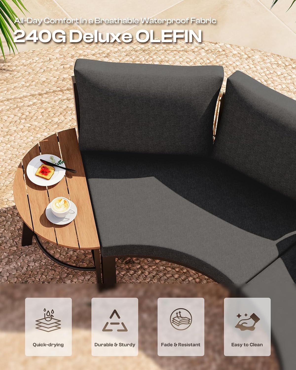 best outdoor aluminum patio furniture,Oasbira patio set worth it,aluminum patio furniture pros cons,best patio conversation sets for car,should I buy modular outdoor sofa,PE rope vs wicker patio furniture performance testing and real-world results