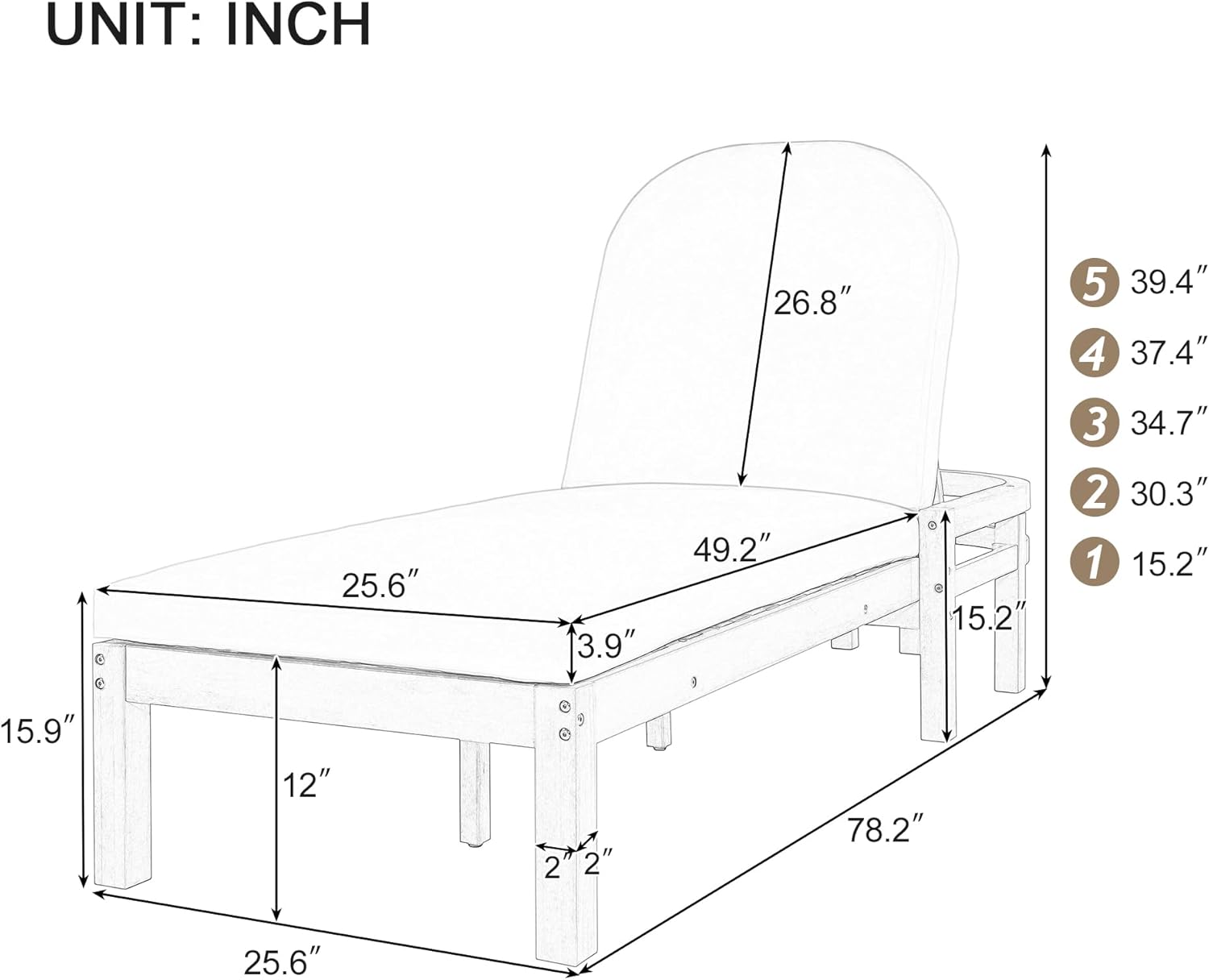 best outdoor chaise lounge for patio,should I buy Merax chaise lounge,Merax acacia wood chaise lounge pros cons,best poolside lounger for backyard,chaise lounge with adjustable backrest worth buying,Merax 5 position recliner vs alternatives unboxing and complete package contents